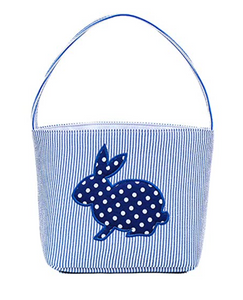 Seersucker Easter Bunny Basket