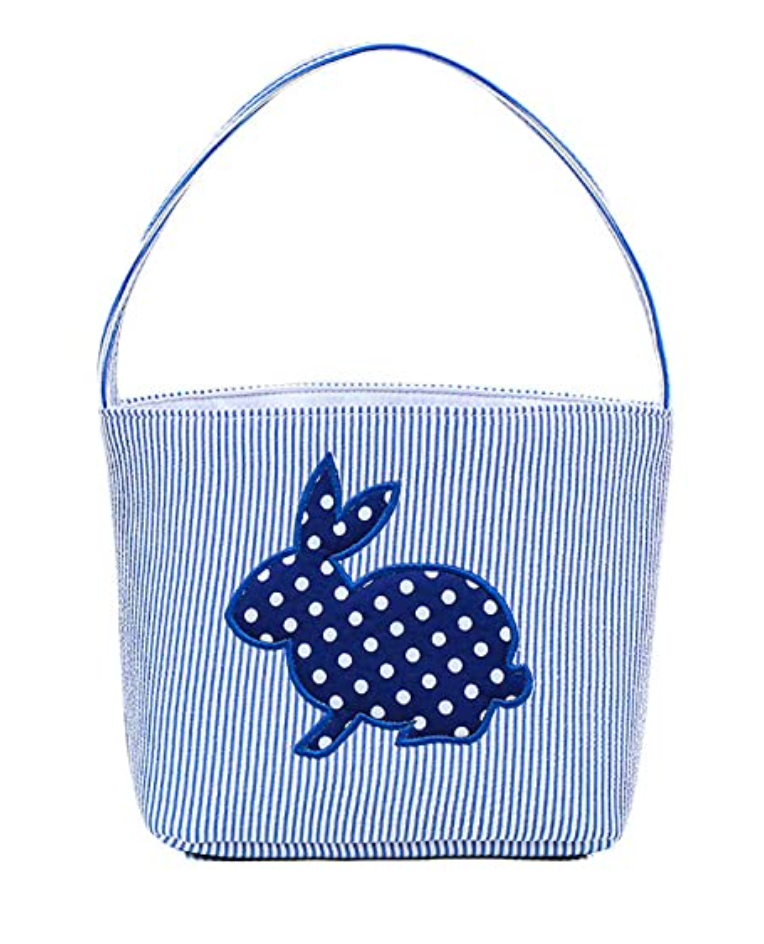 Seersucker Easter Bunny Basket
