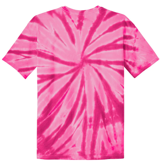 Tie Dye Short Sleeve T-Shirt (Youth) with design - great for camp!