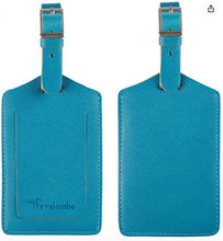 Load image into Gallery viewer, Leather Luggage Tag
