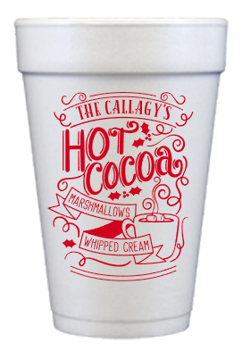 Hot Cocoa Styrofoam Cups!-Drinkware-[product_category]-Whatsoever Things