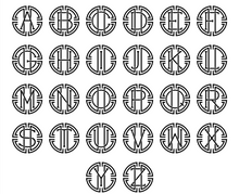 Load image into Gallery viewer, Monogram Medallion Guest Towel
