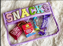 Load image into Gallery viewer, Chenille Letter Clear Pouch - Three Styles!
