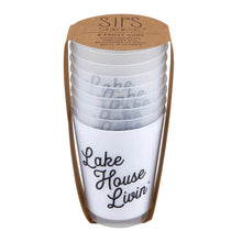 Load image into Gallery viewer, Lake House Livin&#39; Shatterproof cups (set of 8)
