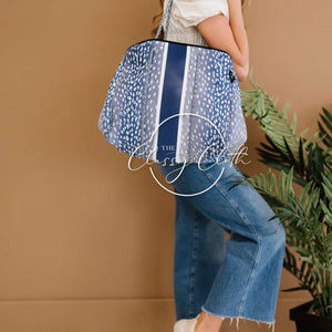 Neoprene striped tote - three colors!