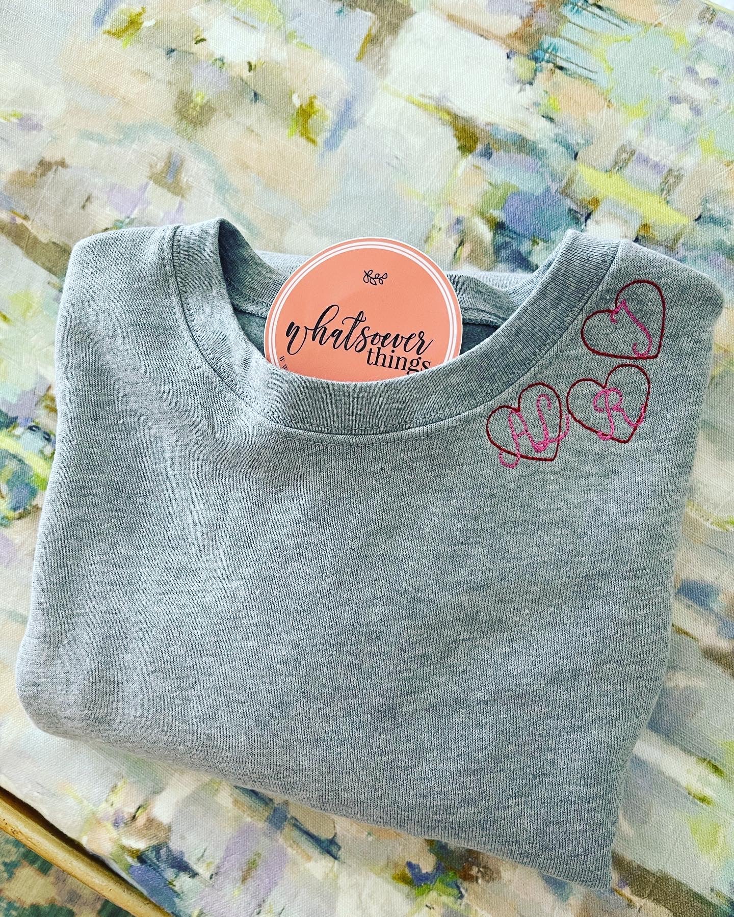 Embroidered Sweatshirt (Adult Sizes)