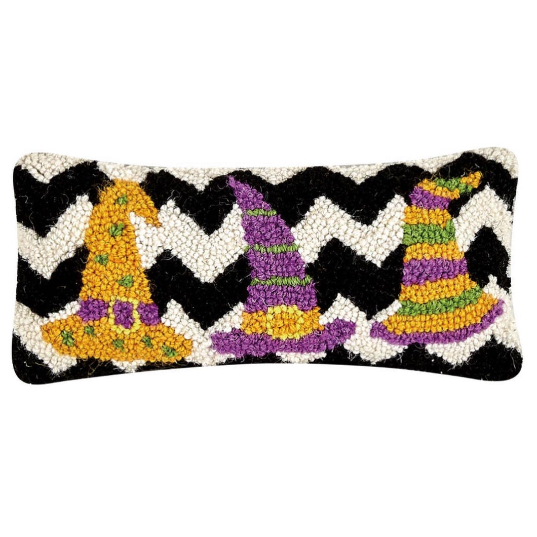 Witch Hat Hook Pillow, 5 by 12 inches
