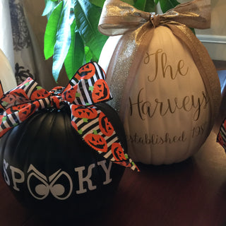 Faux Pumpkins (Various Sizes)-Decor-[product_category]-Whatsoever Things