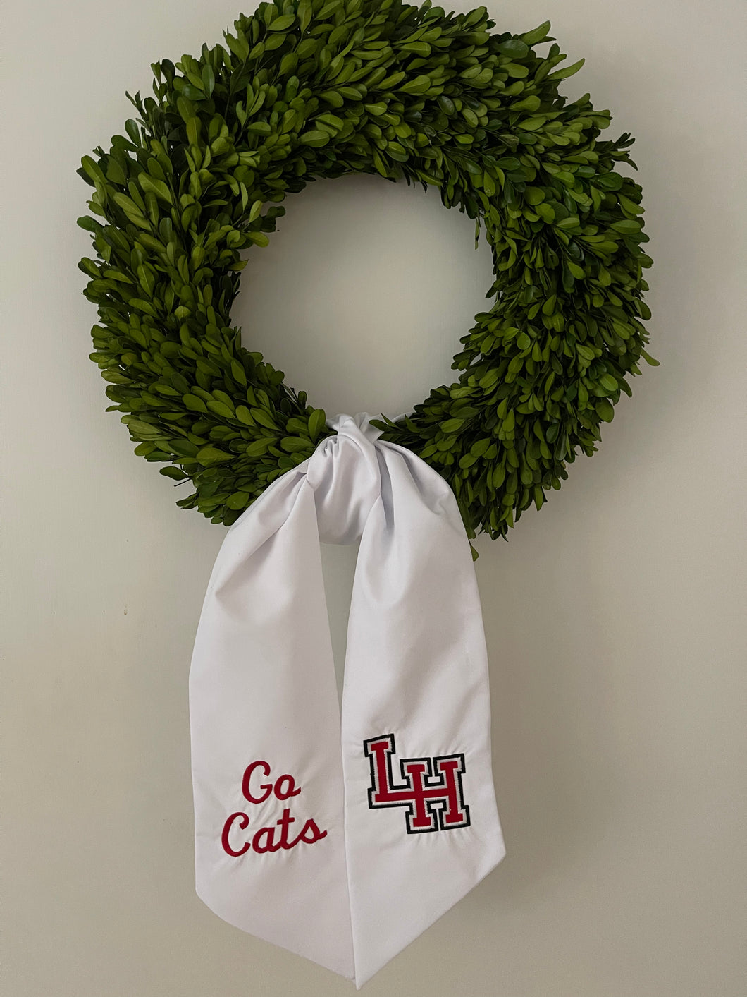 Lake Highlands Wreath Sash