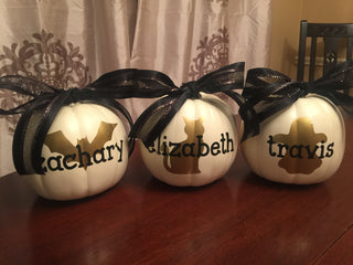 Faux Pumpkins (Various Sizes)-Decor-[product_category]-Whatsoever Things