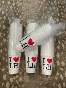 I ❤️ LH styrofoam cups