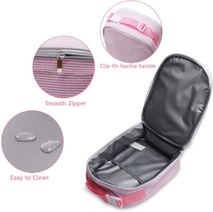 Kids Seersucker School Lunch Box