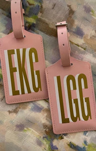 Leather Luggage Tag