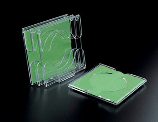 Cocktail Napkin Acrylic Coaster Set (set of four)-Drinkware-[product_category]-Whatsoever Things