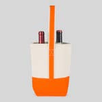 Load image into Gallery viewer, Canvas Embroidered Wine Bag
