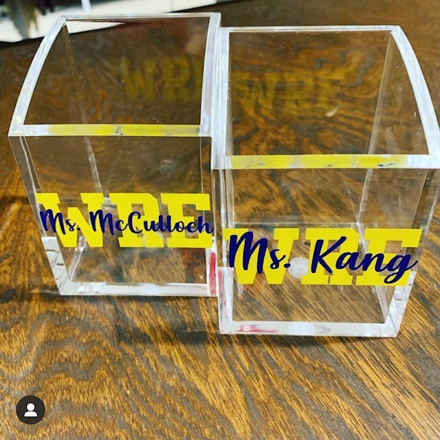 Acrylic Pen/Pencil Cup - two styles